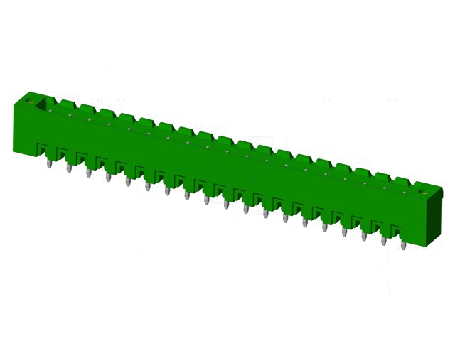 Connector: ontkoppelbare terminal strip; contact; mannelijk Connector: ontkoppelbare terminal strip; contact; mannelijk